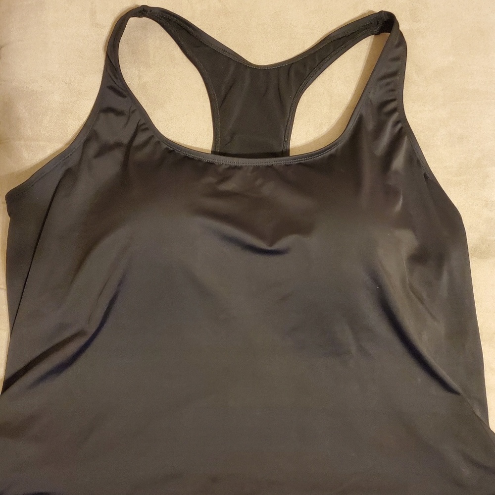 Black Swim Top